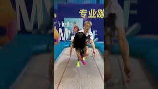 The Girl Enjoy the trampoline Jumping 😍🥰 trampoline viral [upl. by Solomon81]