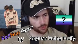 Sapnap Being Fruity 🧡Karlnap💜 Sapnap Stream [upl. by Paloma914]