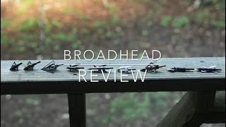 Broadhead Test on 9 different heads Including Rage  G5  Schwaker  Muzzy and more [upl. by Bryanty210]