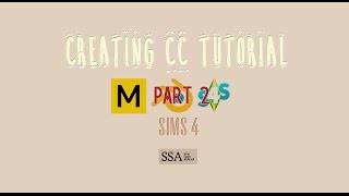 SIMS 4 My process of making CC  part 2 [upl. by Bancroft]