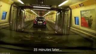 Driving the Channel Tunnel  Folkestone to Calais [upl. by Tullius]