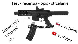 Crosman A4P strzelectwo wiatrówka airgun AR15 CO2 hobby sport shooting fullauto [upl. by Arihat]