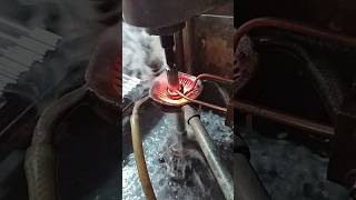 Induction hardening process Real SHAFT PTO [upl. by Cassilda]