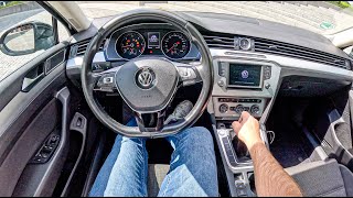 2015 Volkswagen Passat B8 20 TDI 150Hp 0100 POV Test Drive 2069 Joe Black [upl. by Eemyaj]