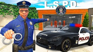 Como JOGAR GTA 5 como um POLICIAL  Mod Lspdfr  4K [upl. by Bindman969]