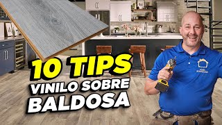 10 Tips para instalar pisos de vinilo sobre baldosa [upl. by Onaicilef]