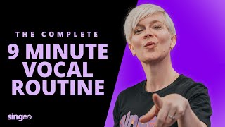 The Complete 9 Minute Vocal Routine SingALong Lesson [upl. by Royall68]