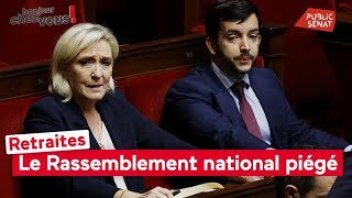 Abrogation de la réforme des retraites  le Rassemblement national piégé [upl. by Enrichetta]