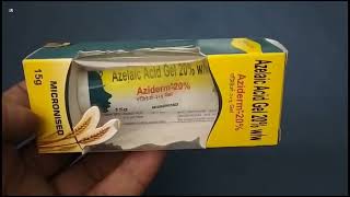 Aziderm 20 Gel  Azelaic Acid Gel  Aziderm Gel Aziderm 20 Gel Uses Side effects Benefits Dosage [upl. by Asik]