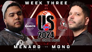 MenaRD Blanka vs Mono AKI  Bo3  Street Fighter League ProUS Week 3 [upl. by Kotick]