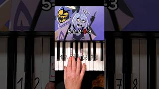 Lute and Adams Part You didnt know Hazbin Hotel Piano Tutorial shorts [upl. by Auqinihs945]