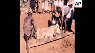 SYND 23 8 80 FAMINE SCENES IN KARAMOJA UGANDA [upl. by Mauer639]