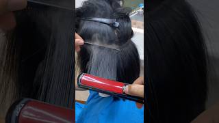 Hair keratin treatment youtubeshorts youtubeshorts [upl. by Yerfej826]