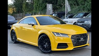 2015 65 Audi TTS in Vegas Yellow with 20 inch Alloys for sale at George Kingsley [upl. by Innoc962]