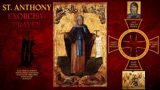 St Anthonys Cross Exorcism Latin Prayer  Harmonisation of Being – Motivation with Reality [upl. by Kries798]