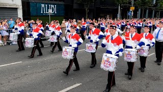 Twelfth of July Battle of the Boyne Parade Belfast 2022 [upl. by Nefen]