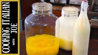 Delicious Limoncello with Cream Crema di Limoncello  Cooking Italian with Joe [upl. by Wendy]