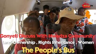 Gonyeti Discuss With Wedza Community Land Ownership  Rights Inheritance  Women  The Peoples Bus [upl. by Shien]