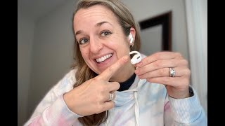 AirPod Pro Ear Hooks to keep those guys IN your ears REVIEW they work so well [upl. by Babbie]