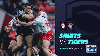 Highlights  St Helens v Castleford Tigers  2024 Betfred Super League Round 16 [upl. by Eiramanna269]