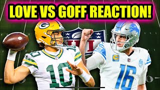 Lions BLOWING OUT Packers LIVE REACTION NFL Week 9 [upl. by Jr]