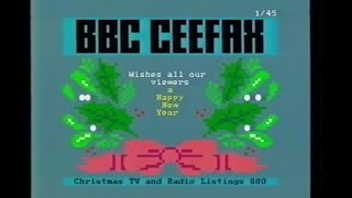 BBC2 Pages From Ceefax  Mon 2 Jan 1995  Jump In [upl. by Wootten]