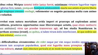 Bellum Iugurthinum I 67 Sallustio Giugurta fu un uomo astuto coraggioso e ambizioso [upl. by Nemraciram]