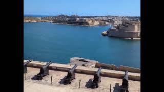 Upper Barrakka  Saluting Battery Valletta Malta 102024 [upl. by Milton]