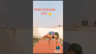 yoga healthy fitness sports parsva bakasana yoga subscribe and like 👍🙏🙏 [upl. by Nilok]