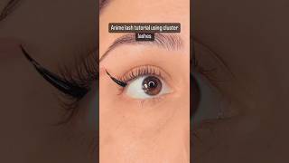 Anime lash tutorial eyelashextensions [upl. by Leksehcey769]