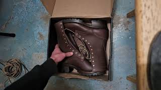 True Unboxing Video Franks Patriot Boots [upl. by Auberta692]