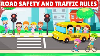 🚸Road Safety and 🚦Traffic Rules Safety Rules for Kids Safety on road Road Safety Video for Kids [upl. by Mak415]