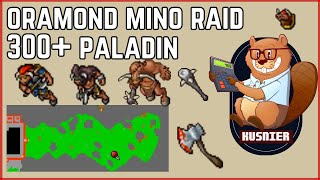 Oramond Minotaur Raid  300 Paladin  Tibia [upl. by Seuqcaj]