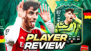 87 WINTER WILDCARD HAVERTZ SBC PLAYER REVIEW  FC 24 Ultimate Team [upl. by Glanville956]