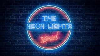 Realistic Neon Light Effect in Photoshop [upl. by Eetsud]