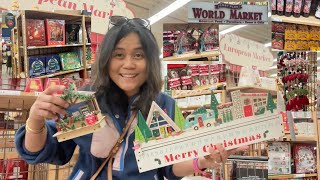 Advent Calendar and Christmas Shopping at World Market  Living in Los Angeles 🌸 WorldMarket [upl. by Aiekram]