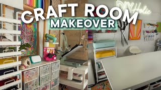 CRAFT ROOM MAKEOVER  TOUR 2024 ✨ [upl. by Eudoca]