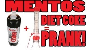 MentosDiet Coke Prank [upl. by Ambrosi]