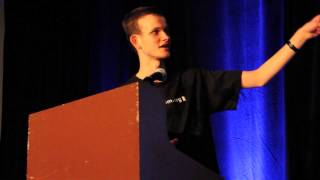 Vitalik Buterin reveals Ethereum at Bitcoin Miami 2014 [upl. by Jarus]