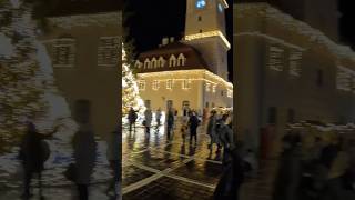 Explore Brașov Christmas Market in 100 Seconds  Romania’s Winter Wonderland [upl. by Dymphia]