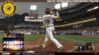 MLB THE SHOW 24  San Diego Padres vs Pittsburgh Pirates  Game 122 [upl. by Anima]