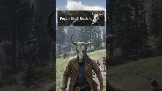 ALL LEGENDARY MASKS Location rdr2 gaming funny shorts [upl. by Luapnhoj]