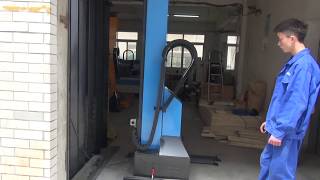 Automatic powder coating system painting reciprocator [upl. by Abroms]