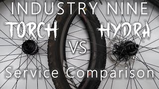 Industry Nine Torch vs Hydra mountain bike hub service guides and Comparison for beginners [upl. by Eivod]