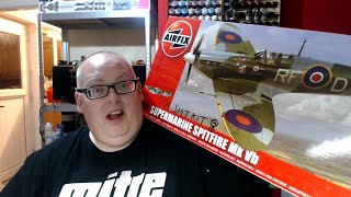 LIVE BUILD Airfix 124 Spitfire MK Vb 10 [upl. by Phiona]