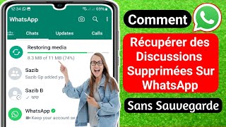 Comment récupérer des messages supprimés sur WhatsApp sans sauvegarde en 2024 [upl. by Led]