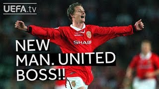 SOLSKJÆR Best UCL Moments with MAN UNITED [upl. by Drawets732]