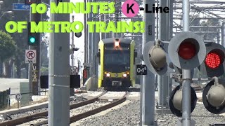 Railfanning Metro KLine Again [upl. by Aivartal704]