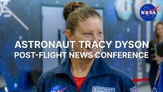 Astronaut Tracy Dyson PostFlight News Conference [upl. by Eninahpets]