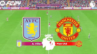 FC 24  Aston Villa vs Manchester United  English Premier League 2425  PS5™ Full Gameplay [upl. by Havelock]